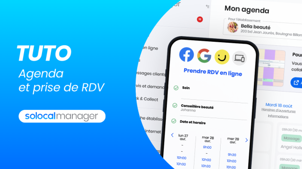 Tuto SolocalManager - Prise RDV